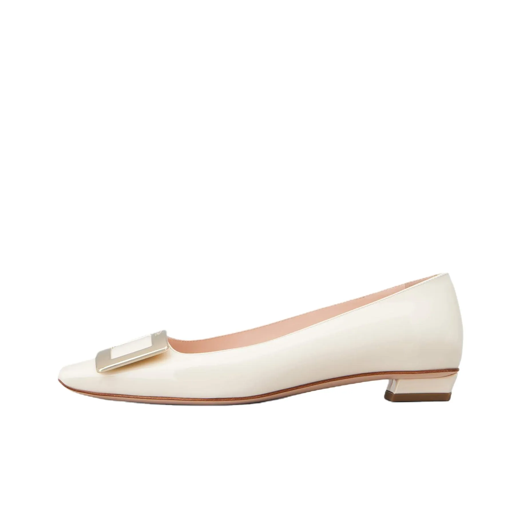 Roger Vivier Belle Buckled Ballerina Flats Women's