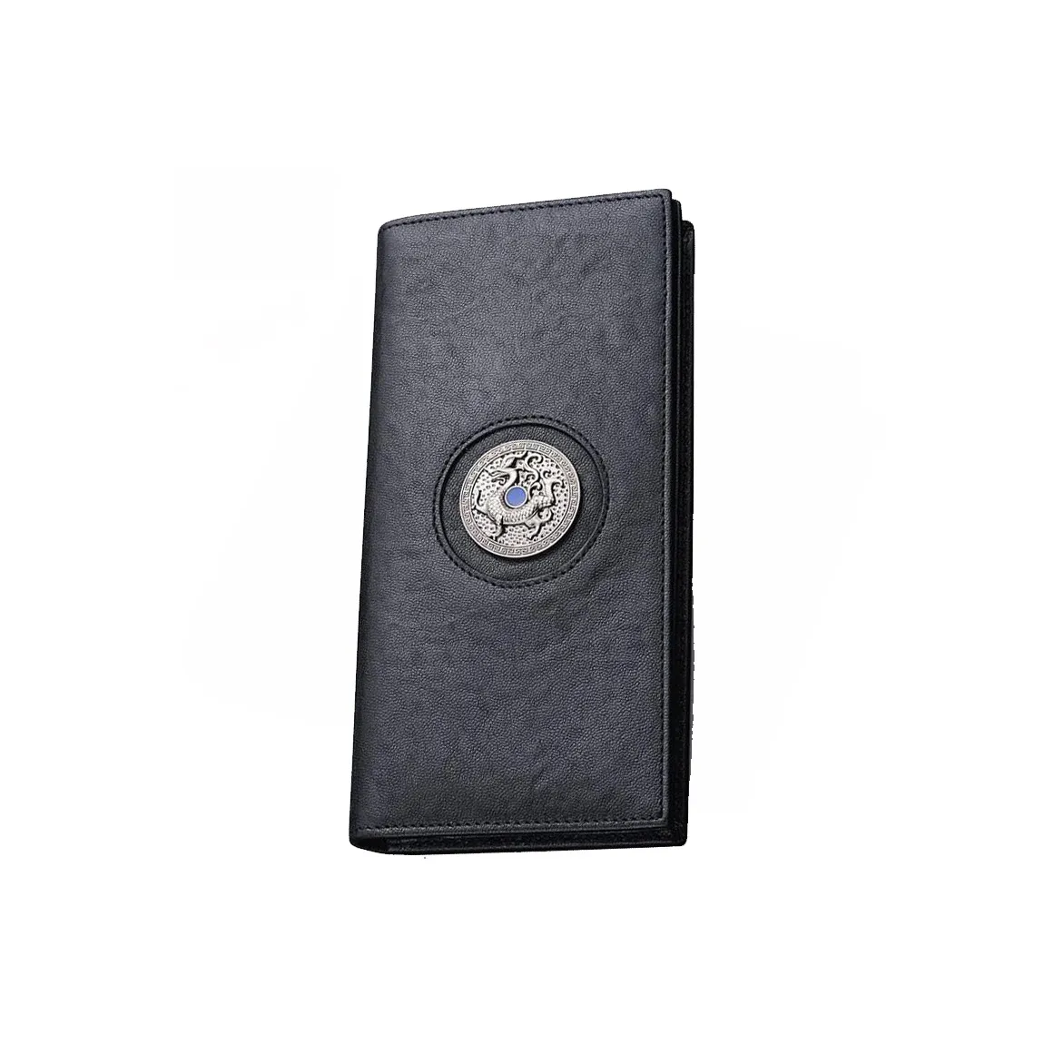SEPTWOLVES Кошелек из коровьей кожи Мужской Черный