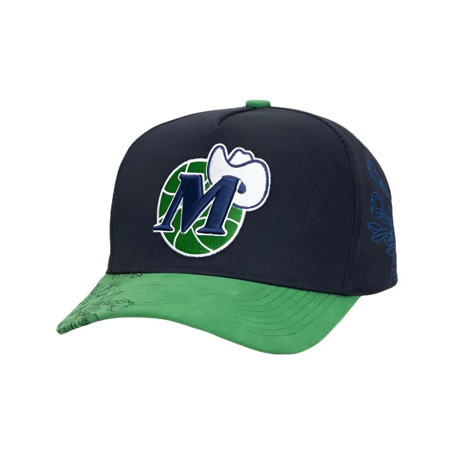 MITCHELL NESS Хлопок изогнутый козырек бейсболка унисекс синий