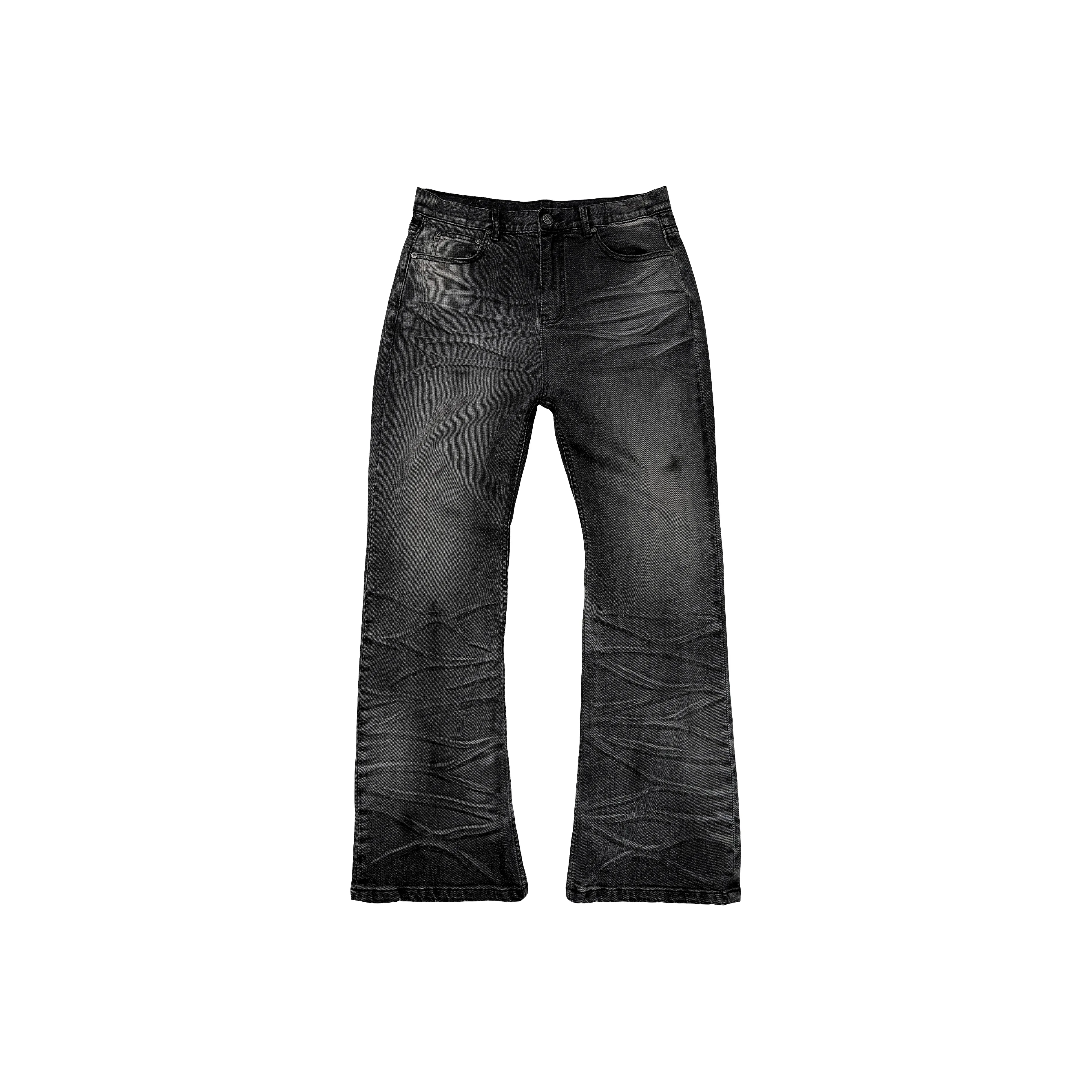 EODUP Черные Мужские Джинсы