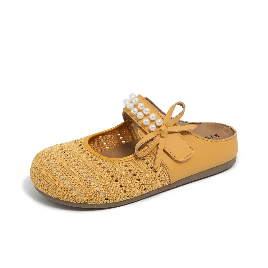 JINDUN Запахонепроницаемый Износостойкий Антибактериальный Домашние тапочки Женские Желтые