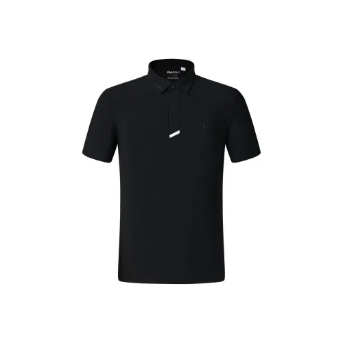 FILA Golf Series Темно-черный BK Мужское Поло