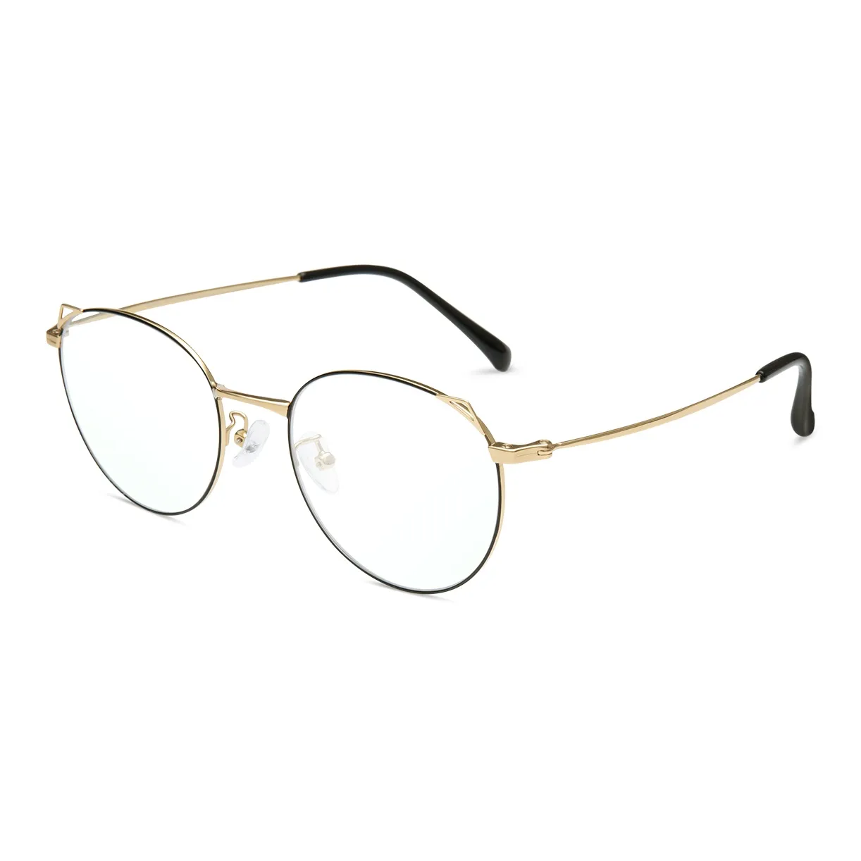 VEGOOS Металл Круглые Оправы для Очков Унисекс