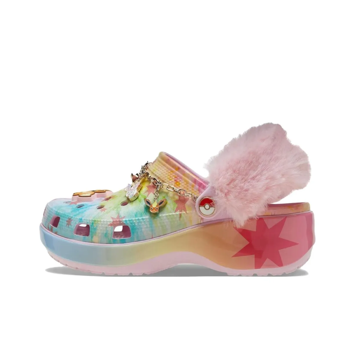 Pokémon x Crocs Eevee Sabo Женские Многоцветный