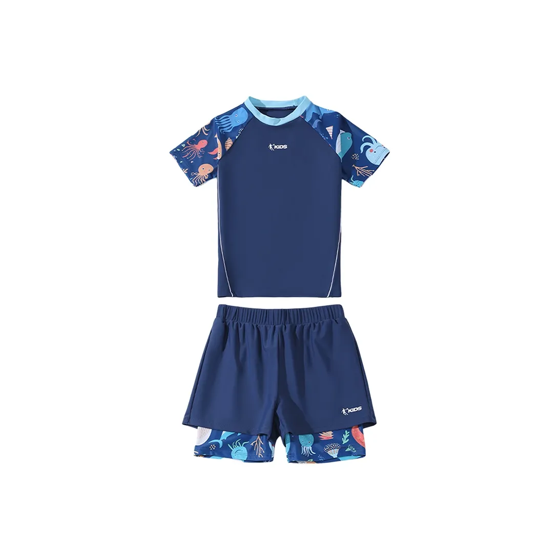 QIAODAN Детский купальник двухкомпонентный комплект для подростков