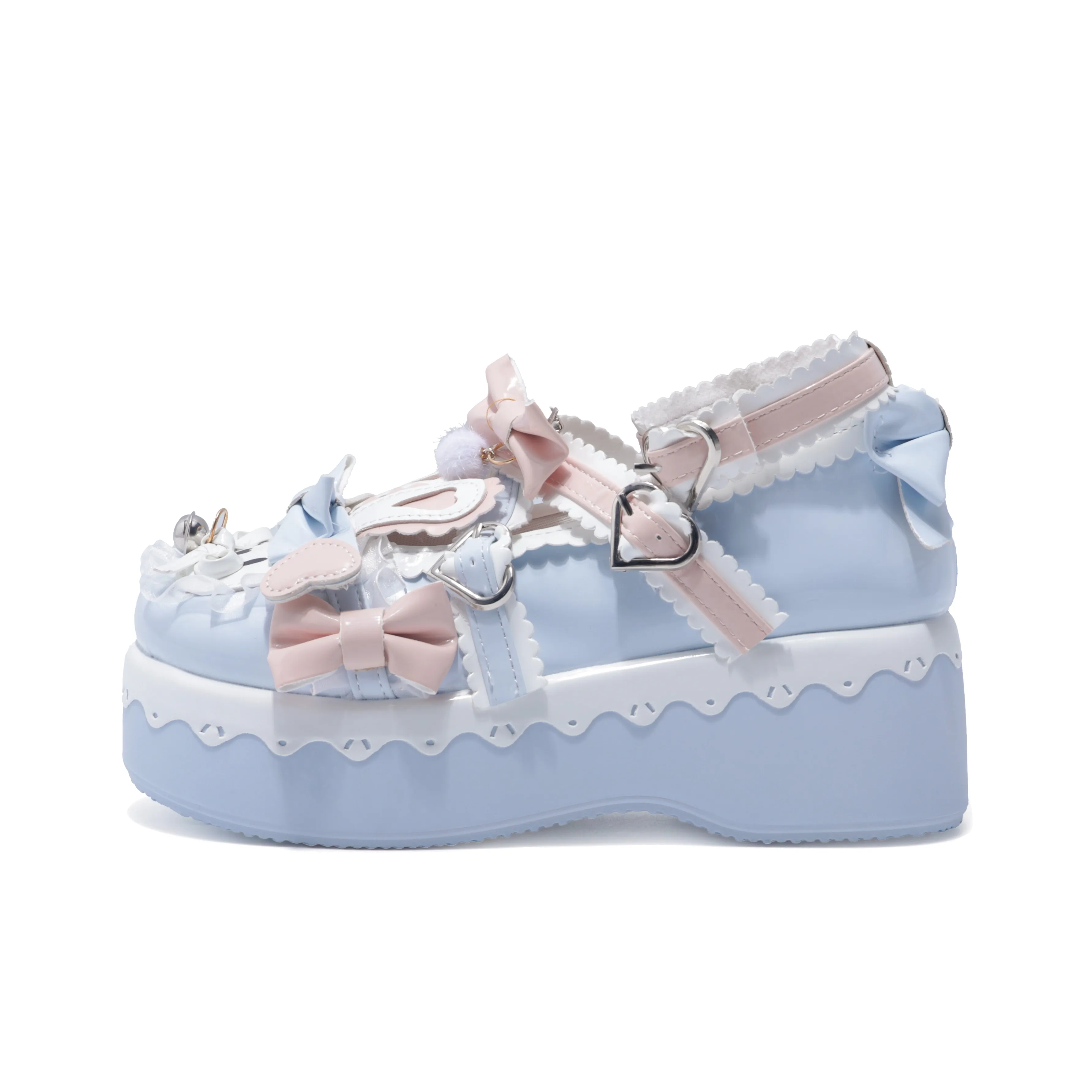 Yang Nianhua Платформа Туфли Мэри Джейн 4,5 см Женские