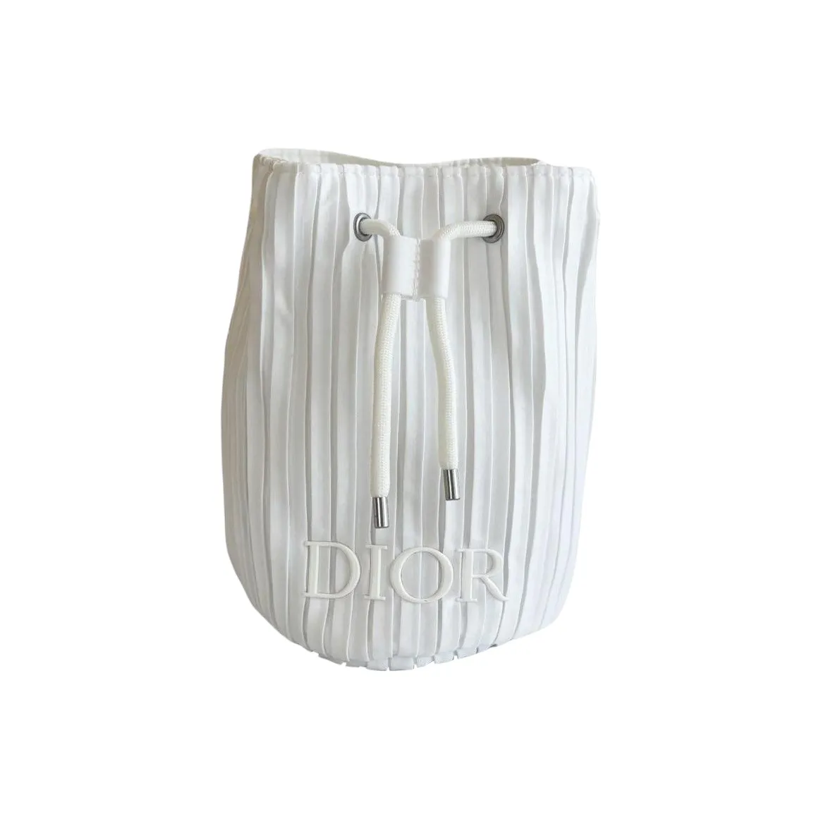 DIOR Плиссированный Шнурок Застежка Хранение Сумка Переносная