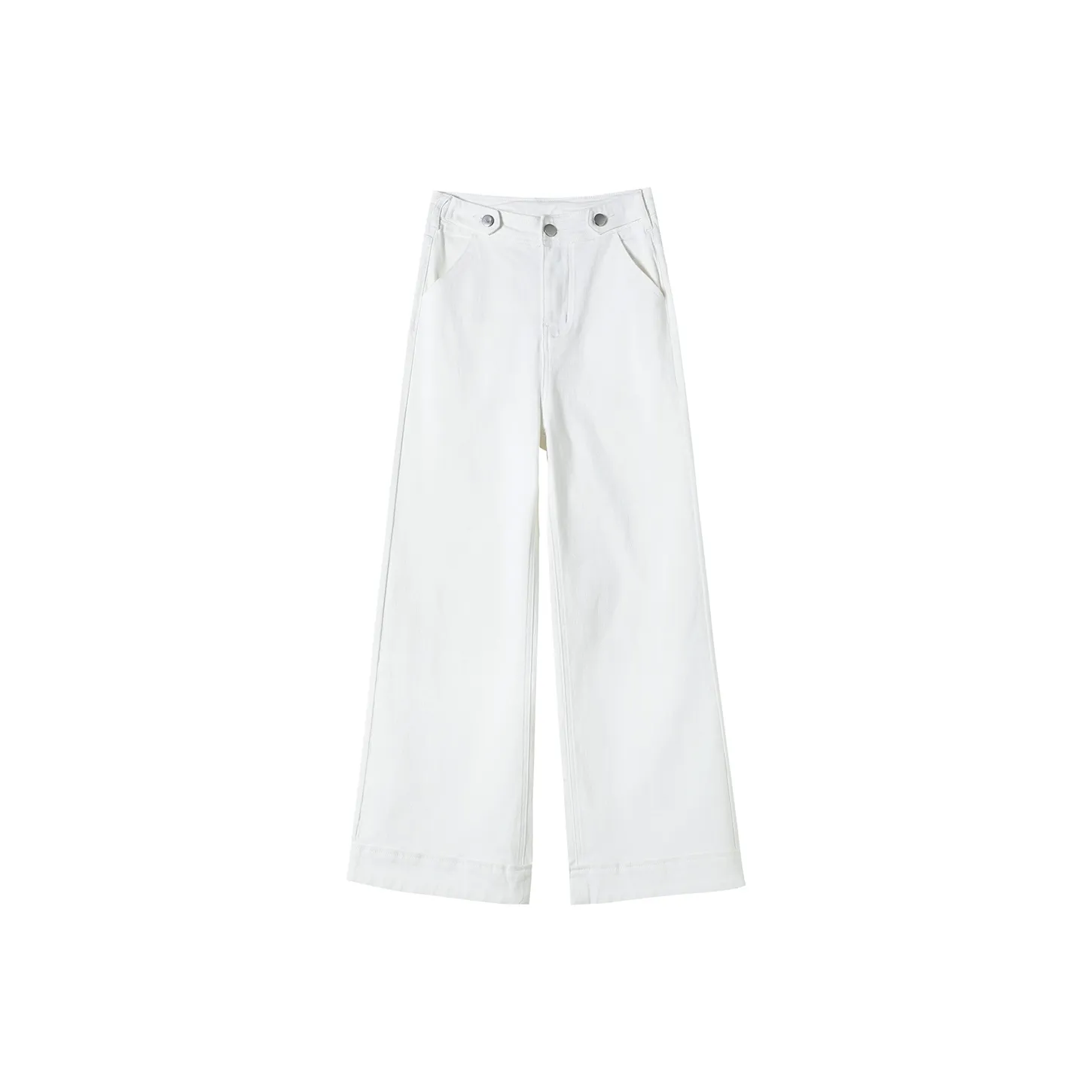 Происхождение Белый Ankle Длина Брюки Женские Джинсы