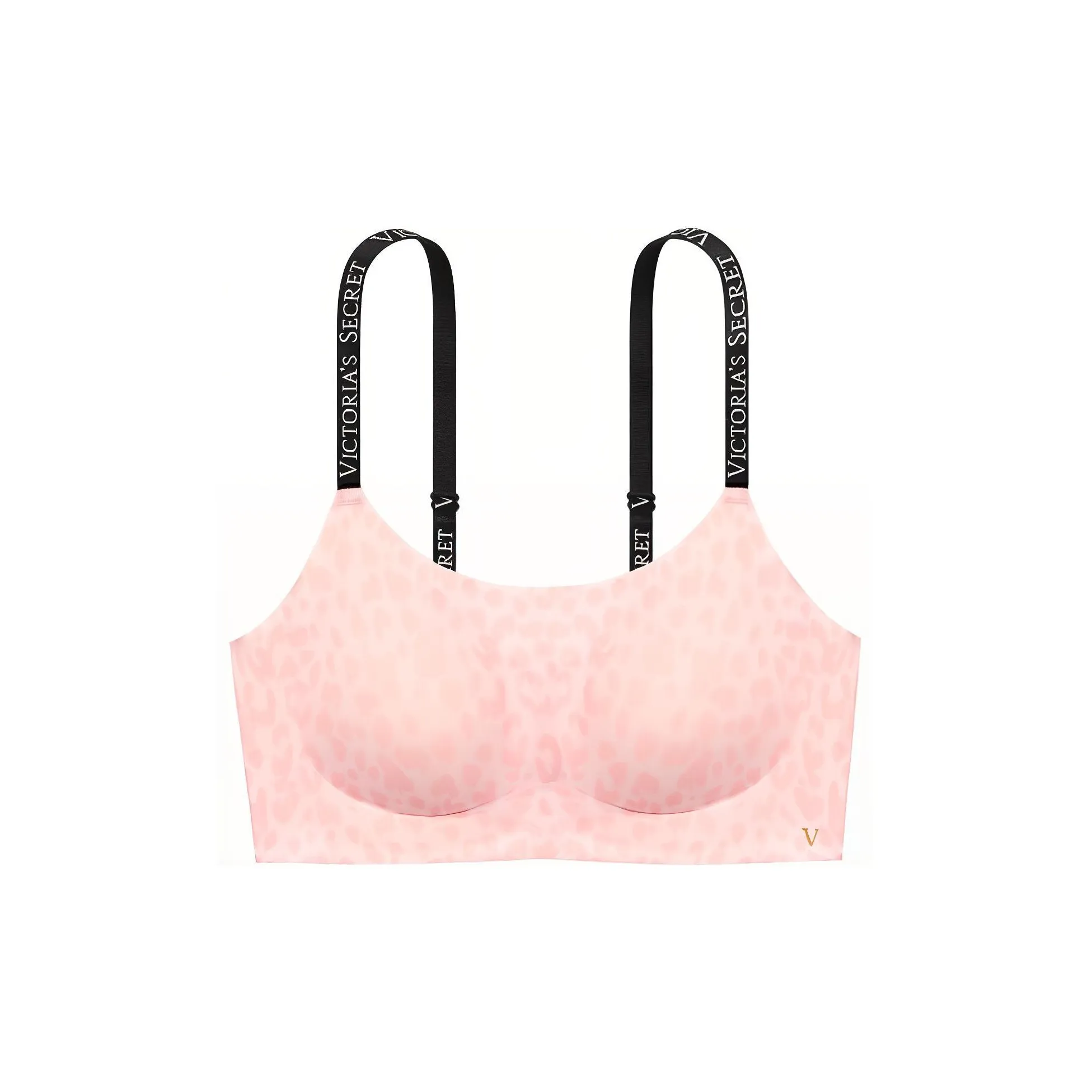 Victoria's Secret Бюстгальтер Женский Леопард Розовый С принтом