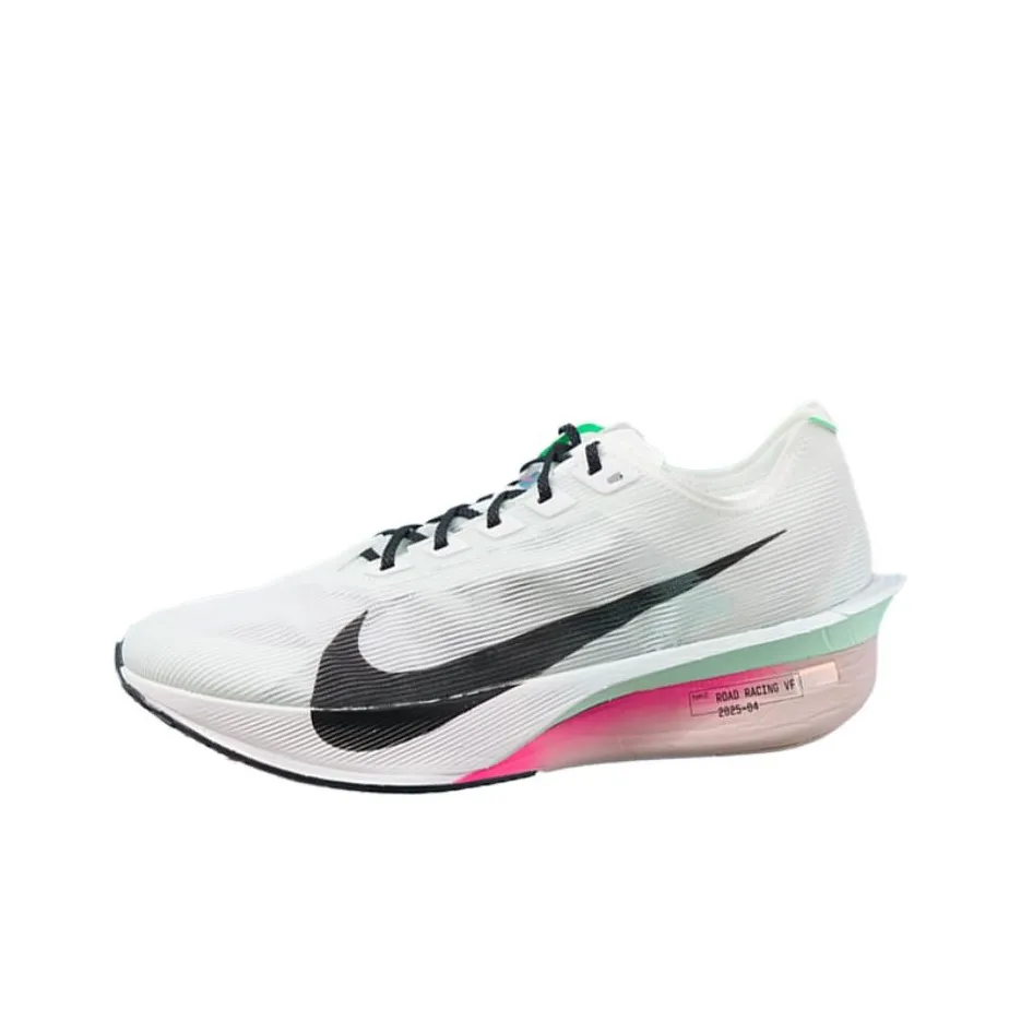 Nike Zoom VaporFly Next 4% Устойчивый к истиранию Низкий Топ ZOOMX Тренировочные Кроссовки для Марафона Беговые Мужские Белые