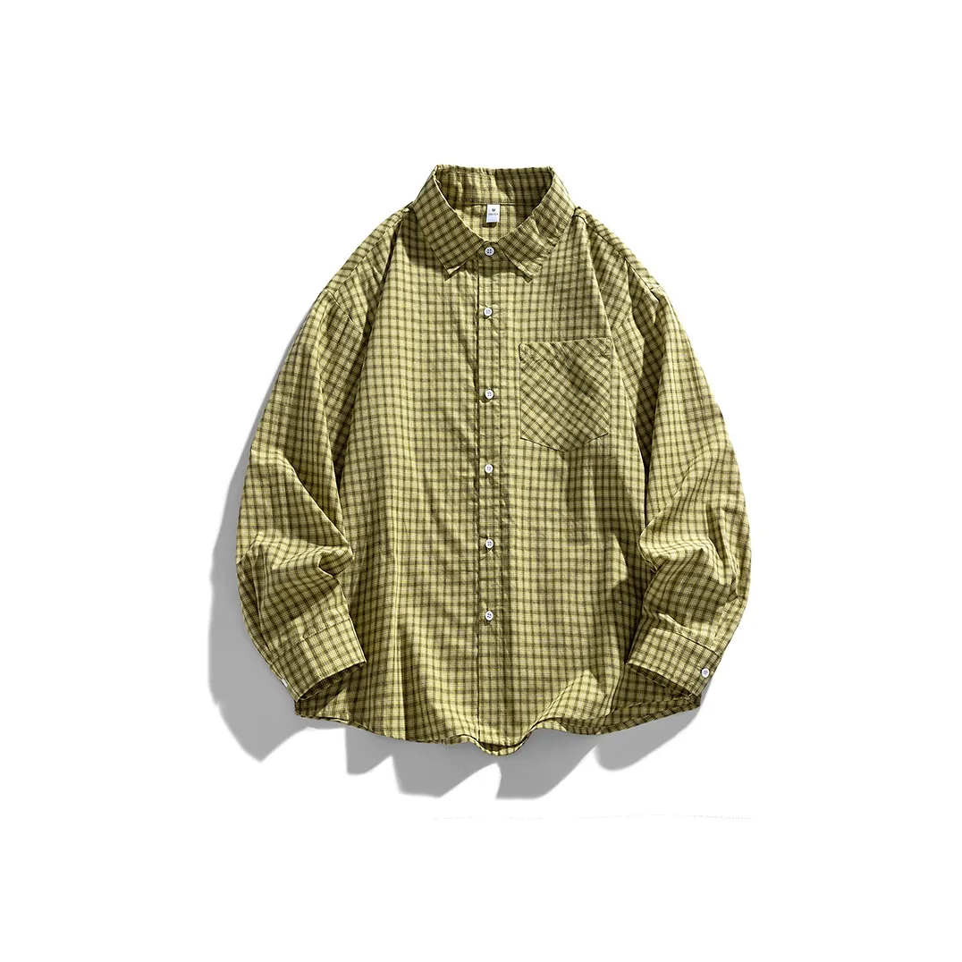 YICHEN Желтая Унисекс Рубашка