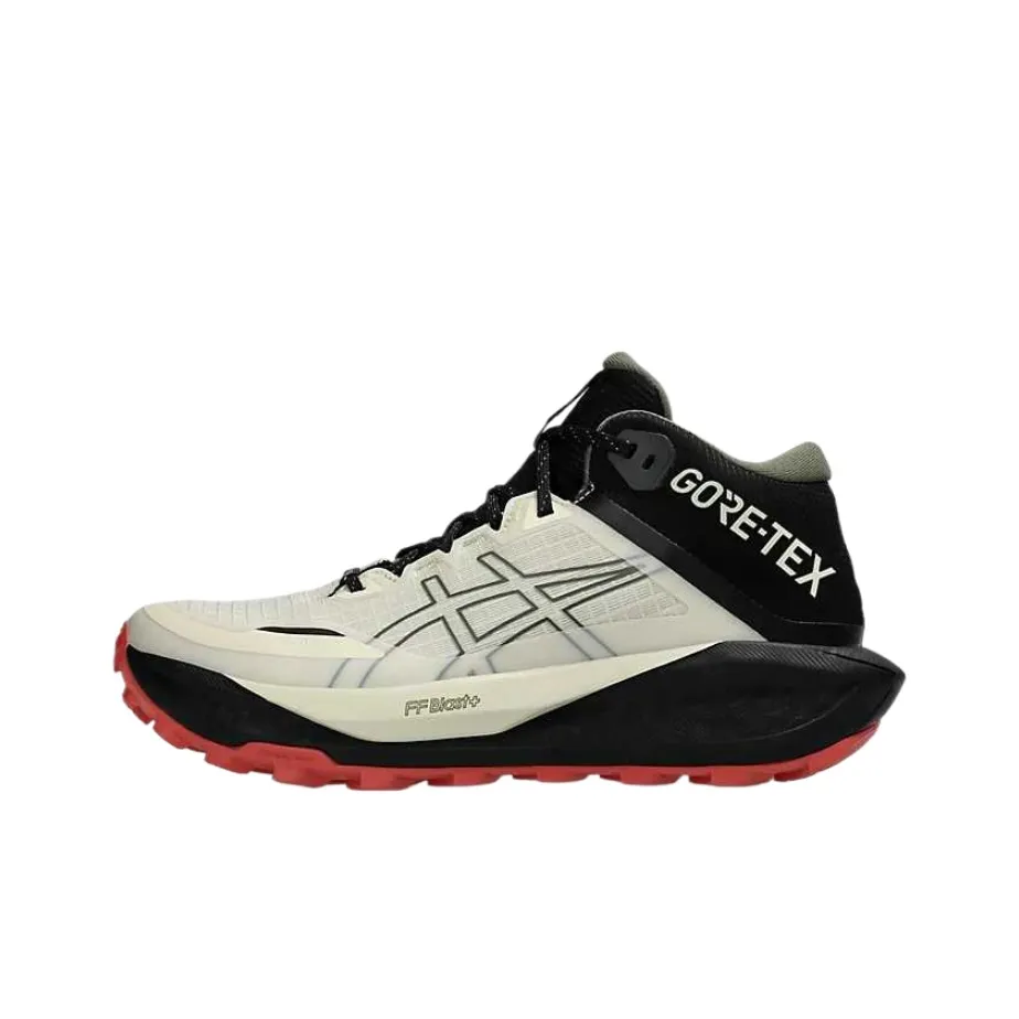 ASICS Гель TRABUCO MT MID Top Trail Беговые кроссовки Женские Черный Серый