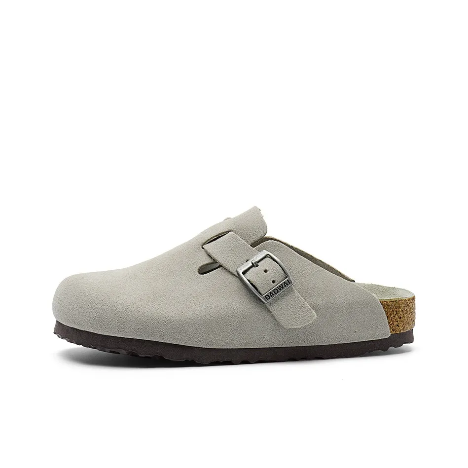 DAOWAI Пробковая подошва противоскользящие устойчивые к запахам домашние тапочки унисекс