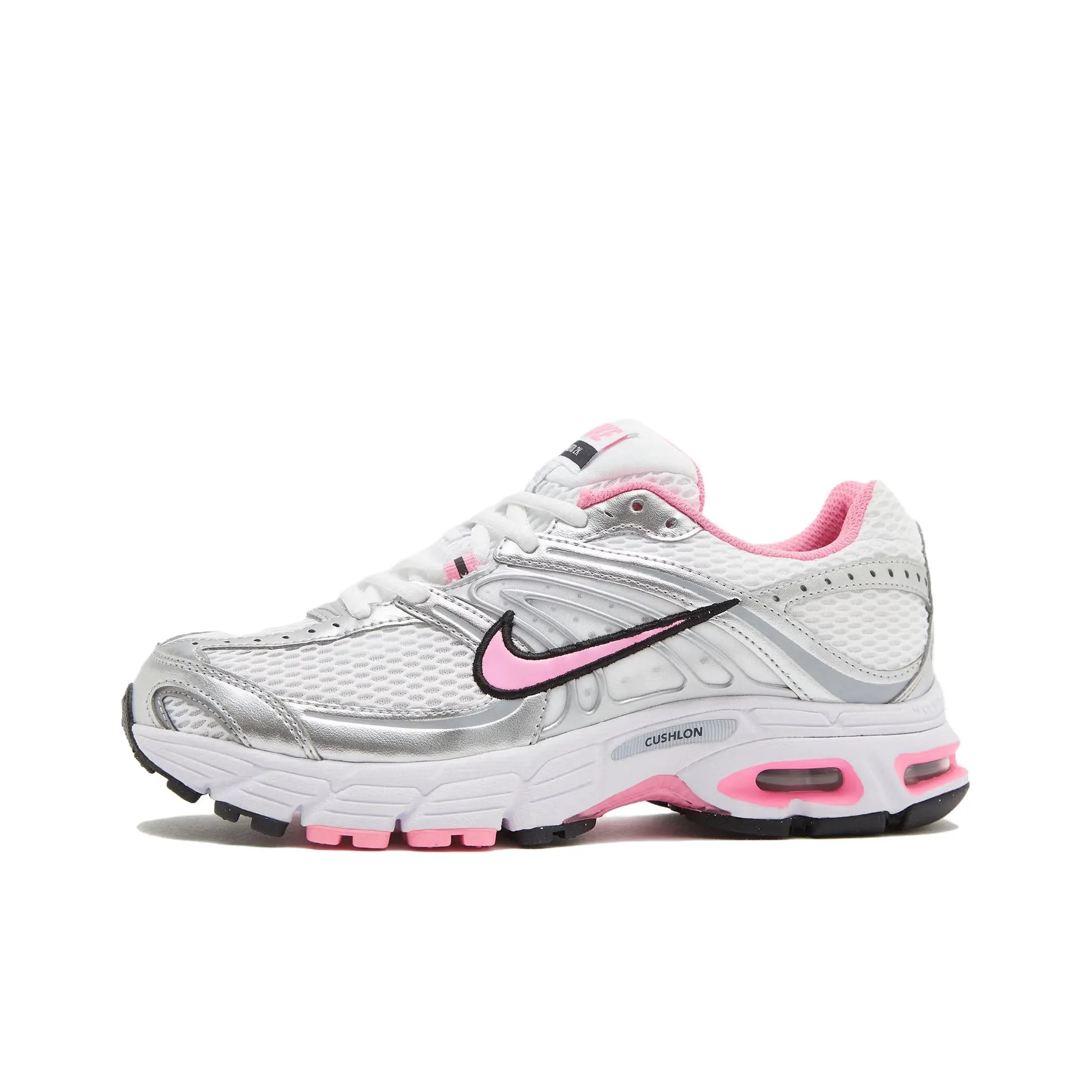 Nike Air Max Moto 2K Устойчивый к истиранию Низкий Топ Бег на длинные дистанции Спринт Беговые кроссовки Женские Серебряный Розовый