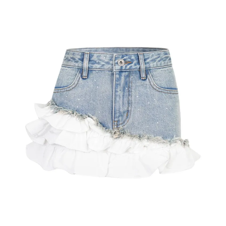 Ann Andelman Джинсовые короткие юбки Женские