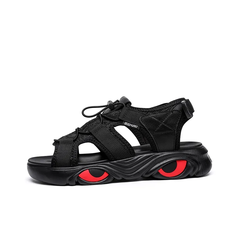 HUNU Пляжные сандалии Мужские Черные