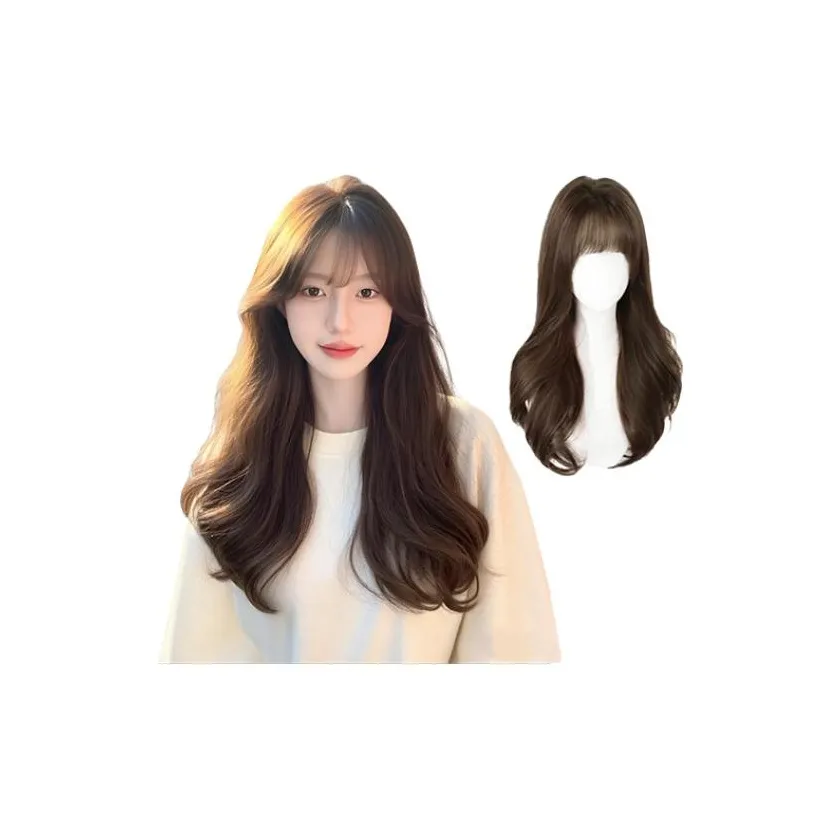 Blossom Joy Box Корейский стиль Straight Bangs Большая волна Ободок