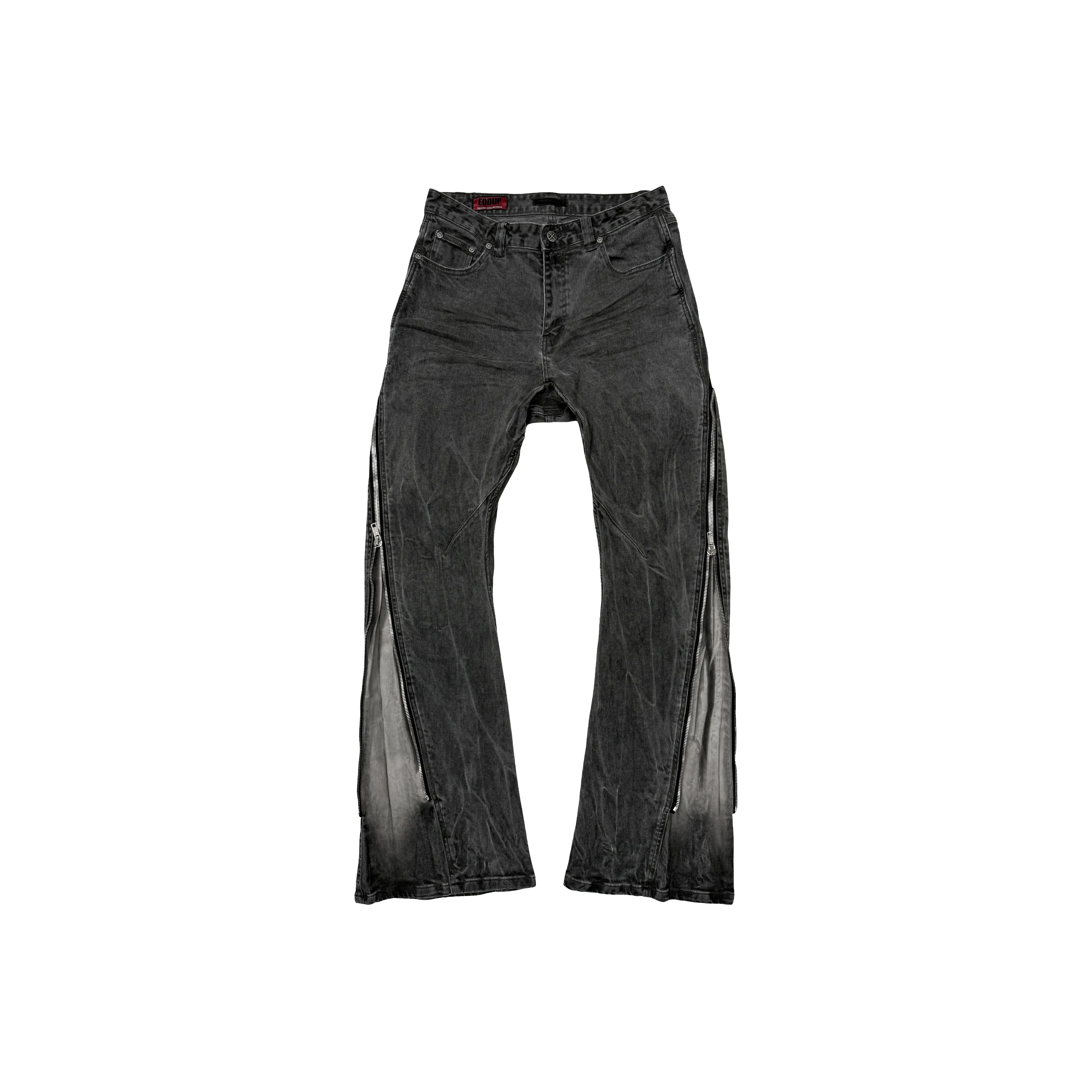 EODUP Серый Мужской Джинсы