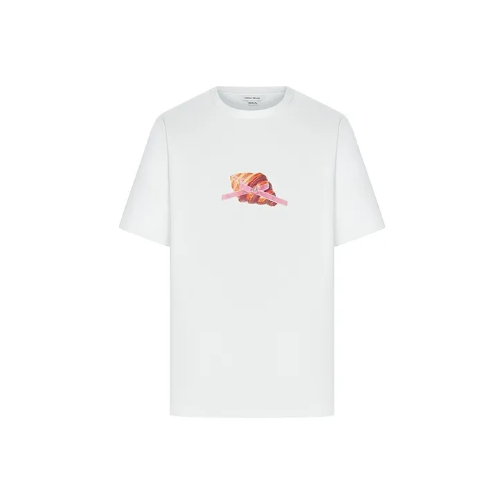 URBAN REVIVO Белый Женские T-рубашки