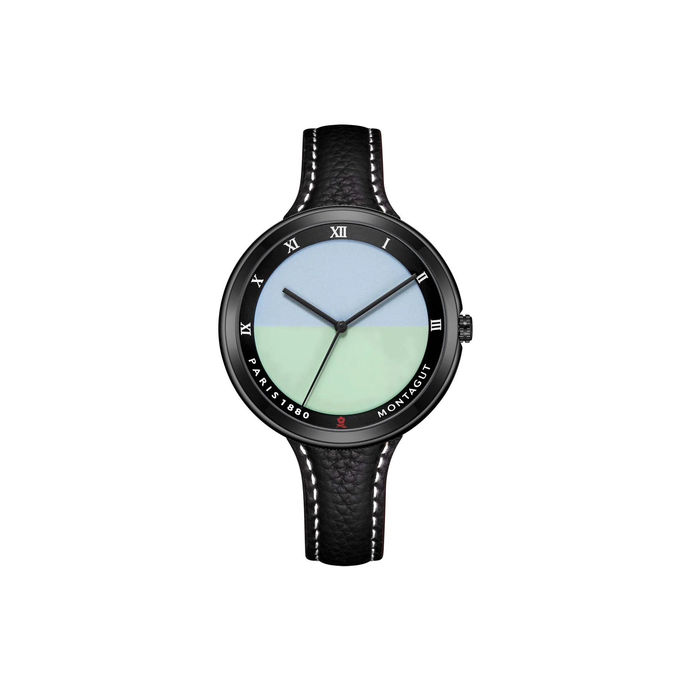 Montagut Кварцевый механизм Ремешок Ремешок Часы Унисекс Синий циферблат