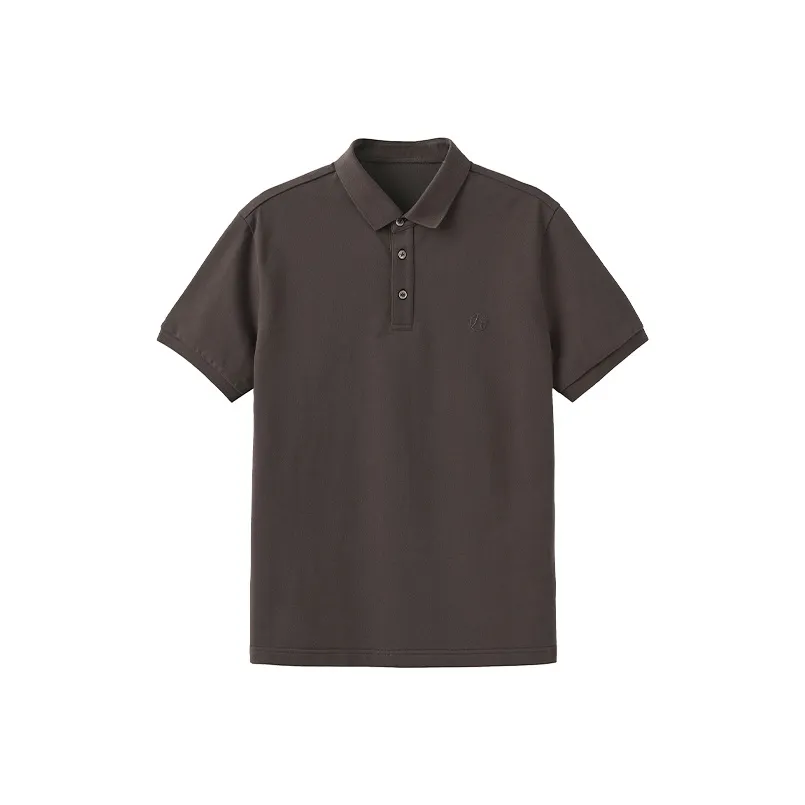 ZUO Темно-коричневая мужская поло