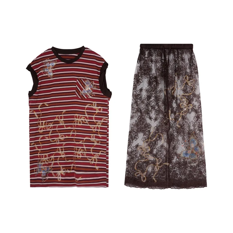 TCH Красный Женские Комплекты с юбкой