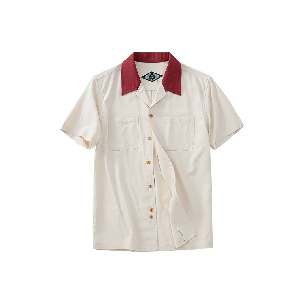 SOARIN YUPPIE Твердый Желтый Мужские Рубашки