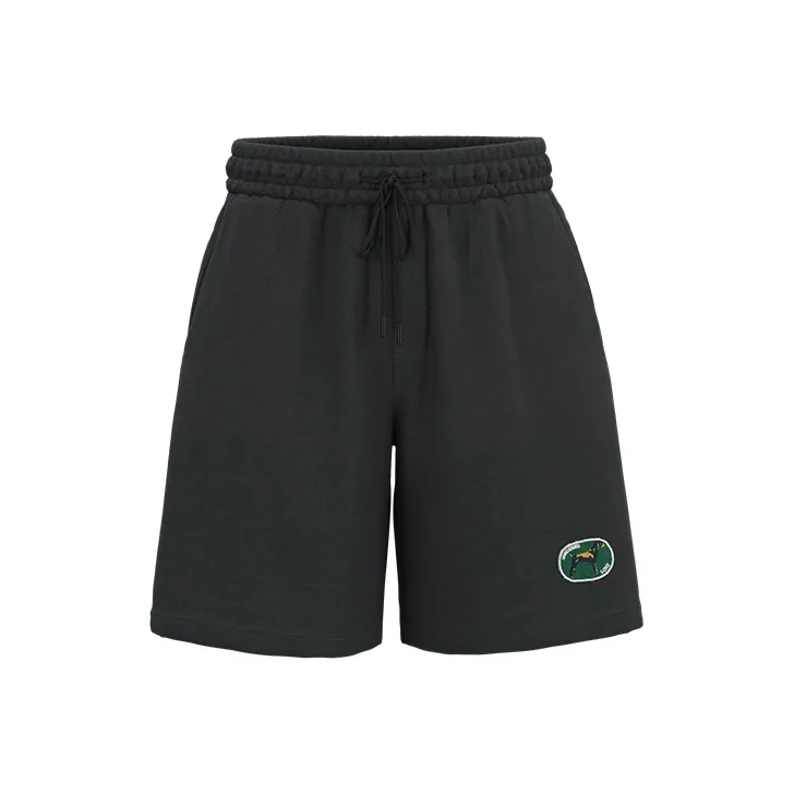 URBAN REVIVO Глубокий Черный Мужские Повседневные Шорты