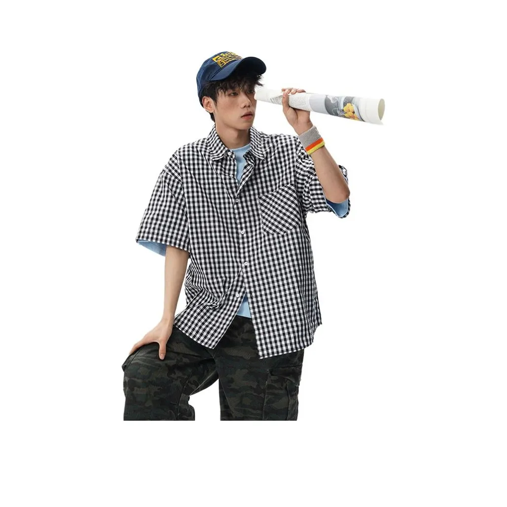 SOLIDITY Короткий рукав рубашка унисекс