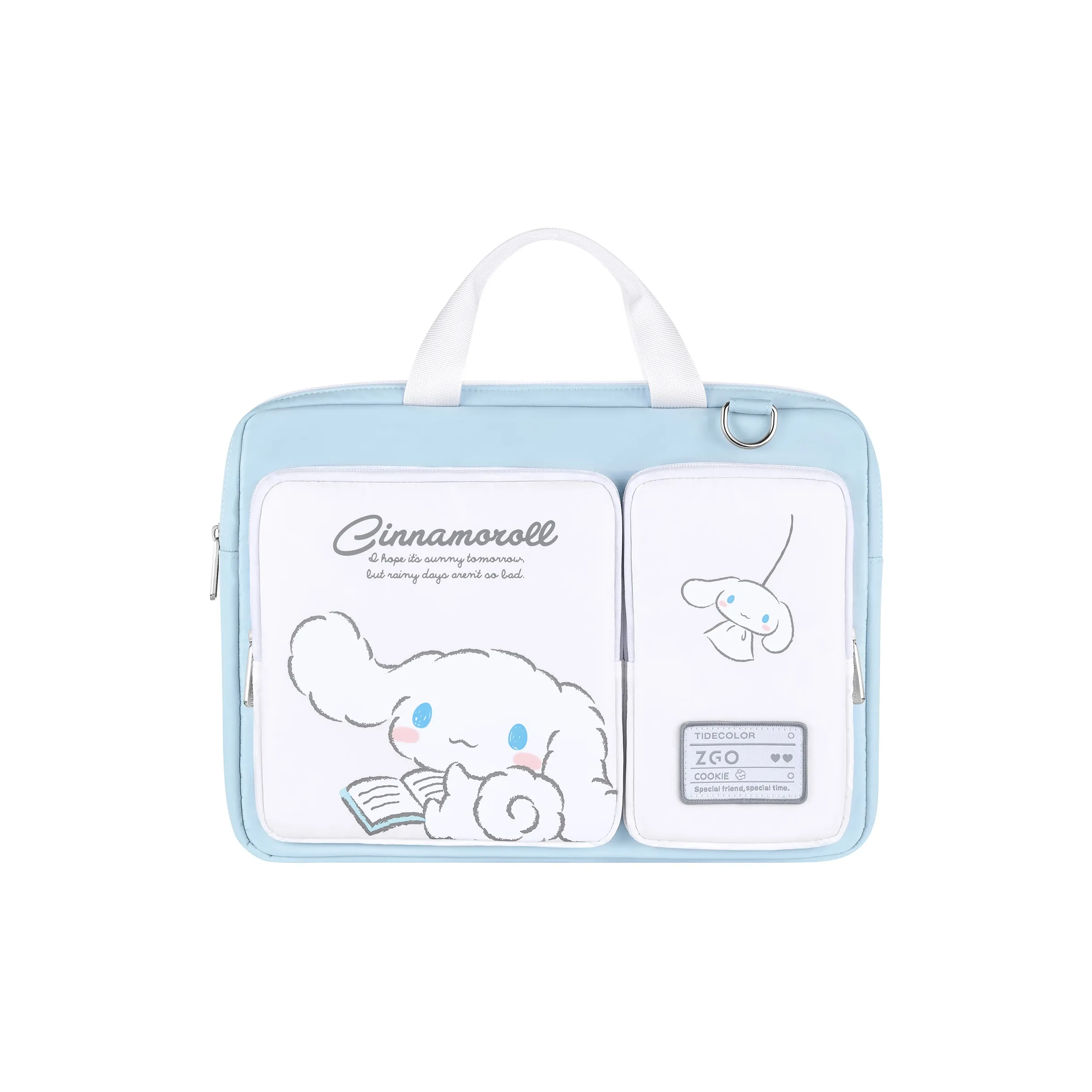 Sanrio Series Полиэстер Ноутбук Сумка Большая Женская Синяя