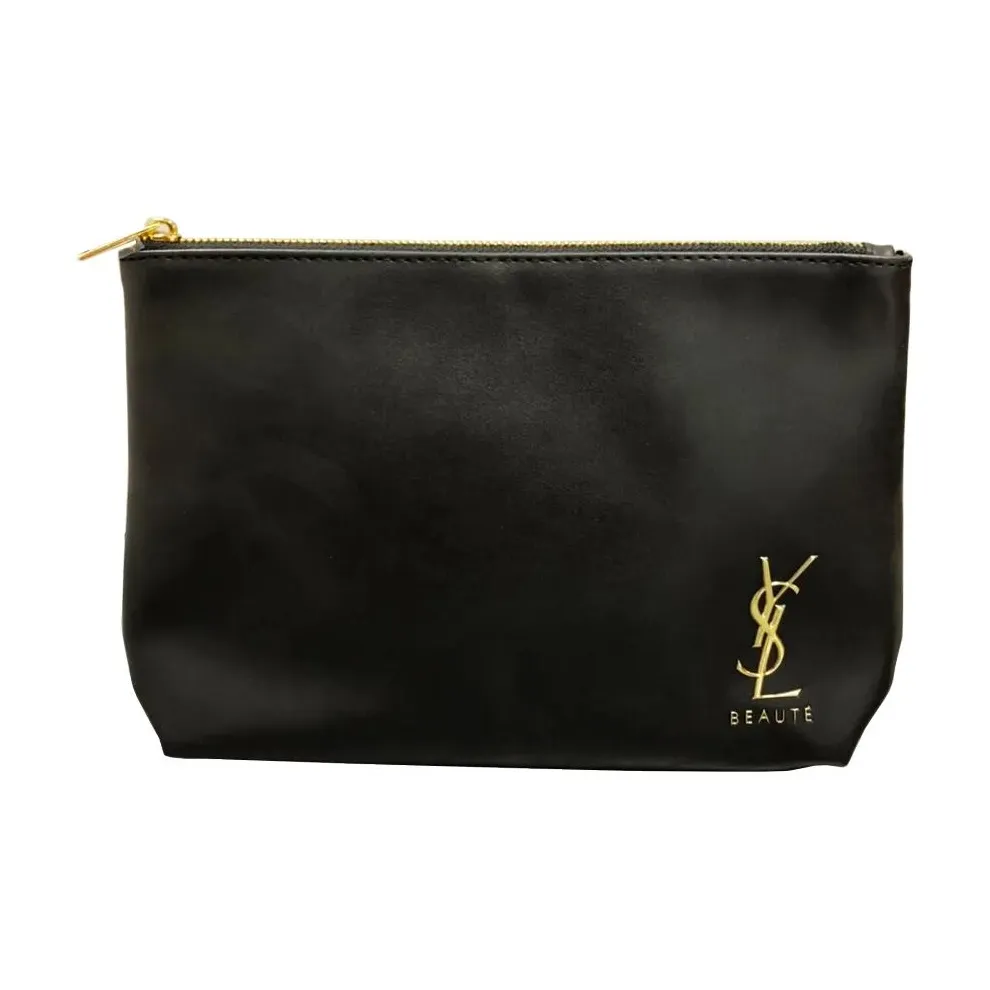 SAINT LAURENT Минималистичный Простой Классический Черный Косметичка Портативный
