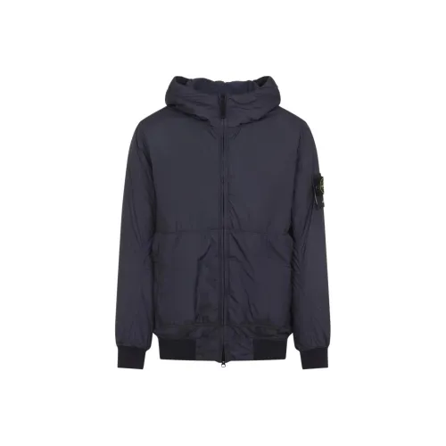 Stone Island Темно-синие Мужские Куртки