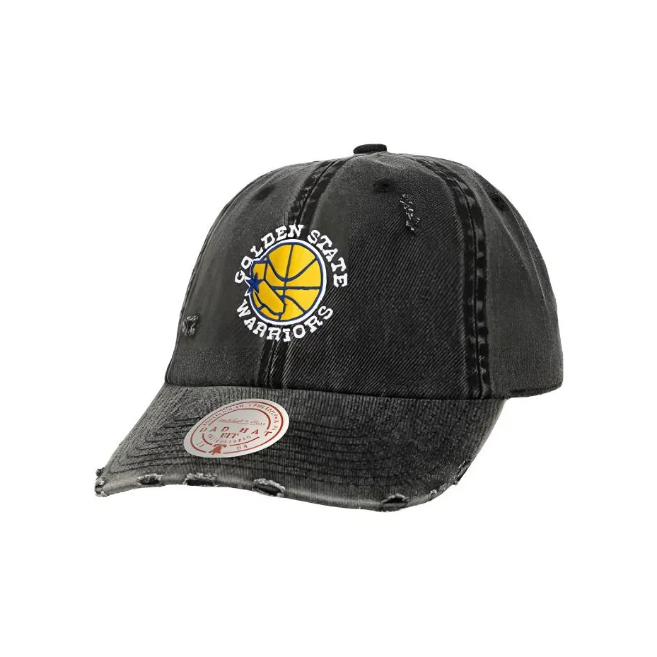 MITCHELL NESS Хлопок изогнутый козырек Бейсболка Унисекс Выстиранный Черный