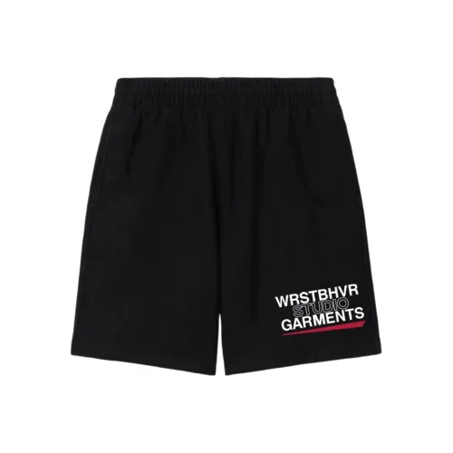 WRSTBHVR PIONEER Черные Унисекс Повседневные шорты