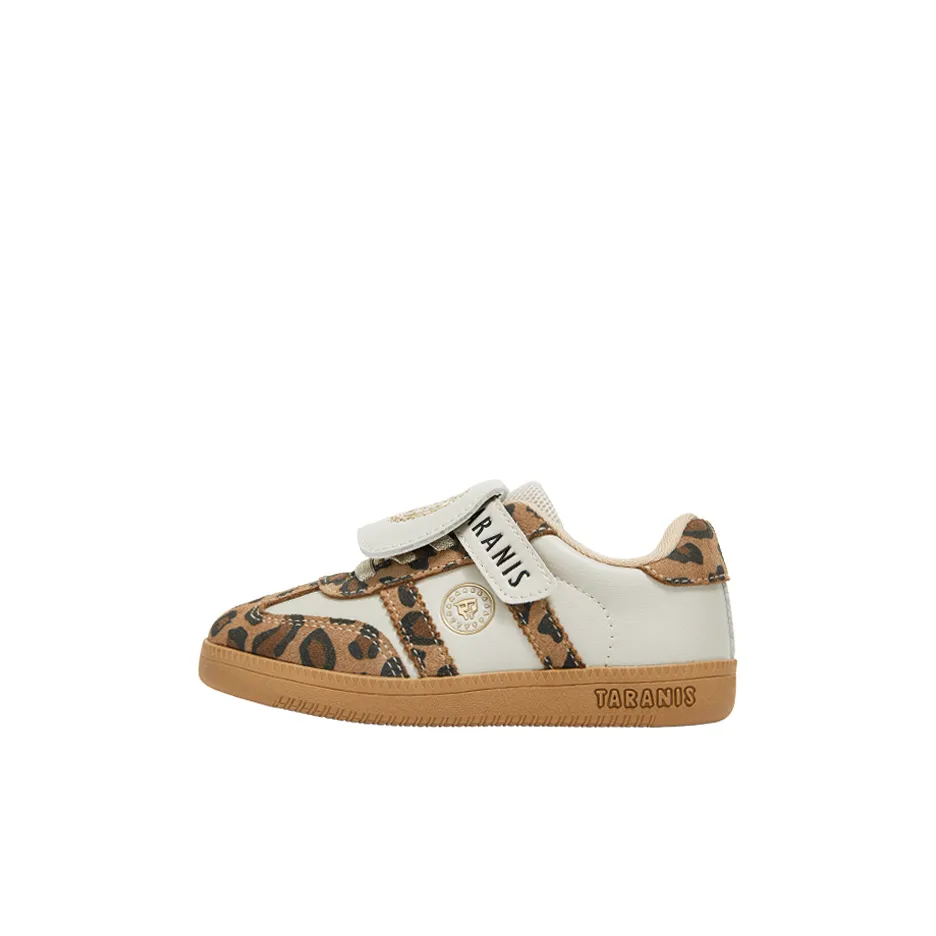 TARANIS 3-й класс Детский сад Обувь Кроссовки для скейтбординга Белый Желтый Леопардовый принт Детский