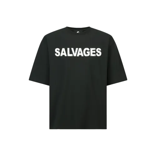 THE SALVAGES FASHION CLUB Черная унисекс футболка