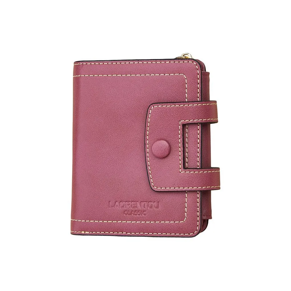 Old Man's Head Спилок коровьей кожи Кошелек Женские Фиолетовый