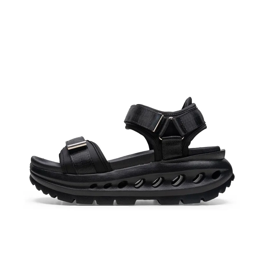 Aung San Пляжные сандалии Женские Черный цвет рояля