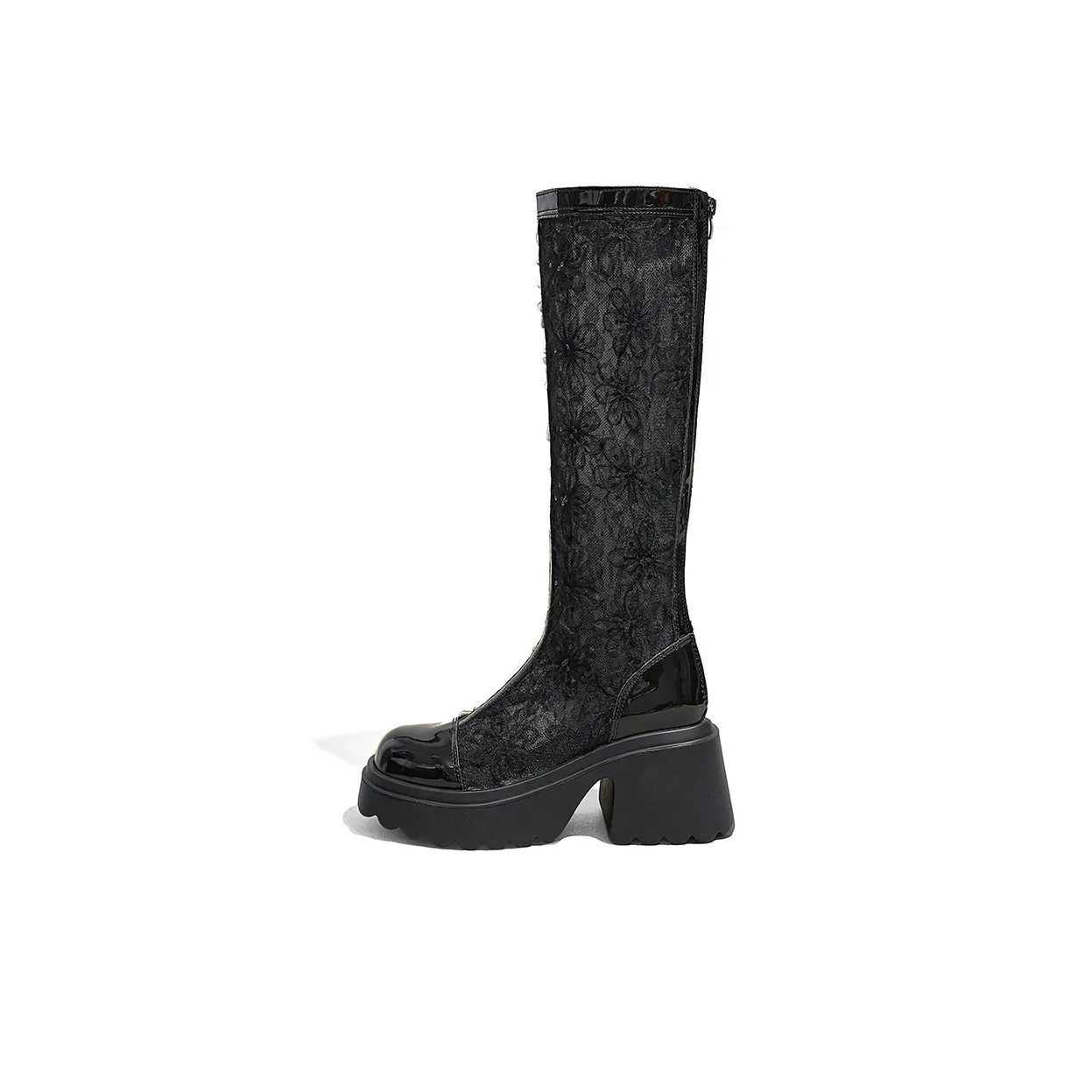 A Poinsettia Princess Женские колено высокие сапоги