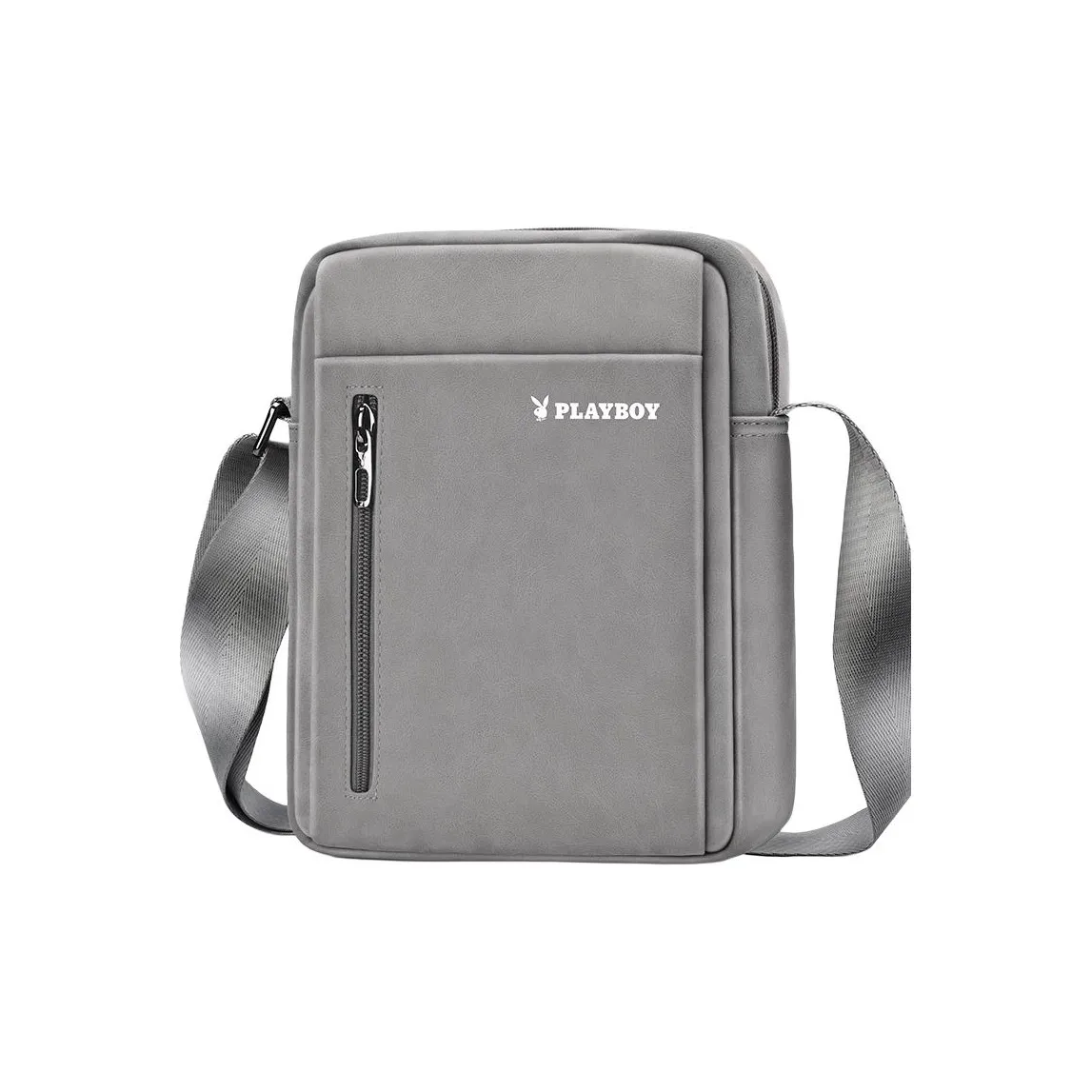 PLAYBOY Collaboration ПУ (полиуретан) Сумка через плечо Сумка на плечо Большая мужская черная серая