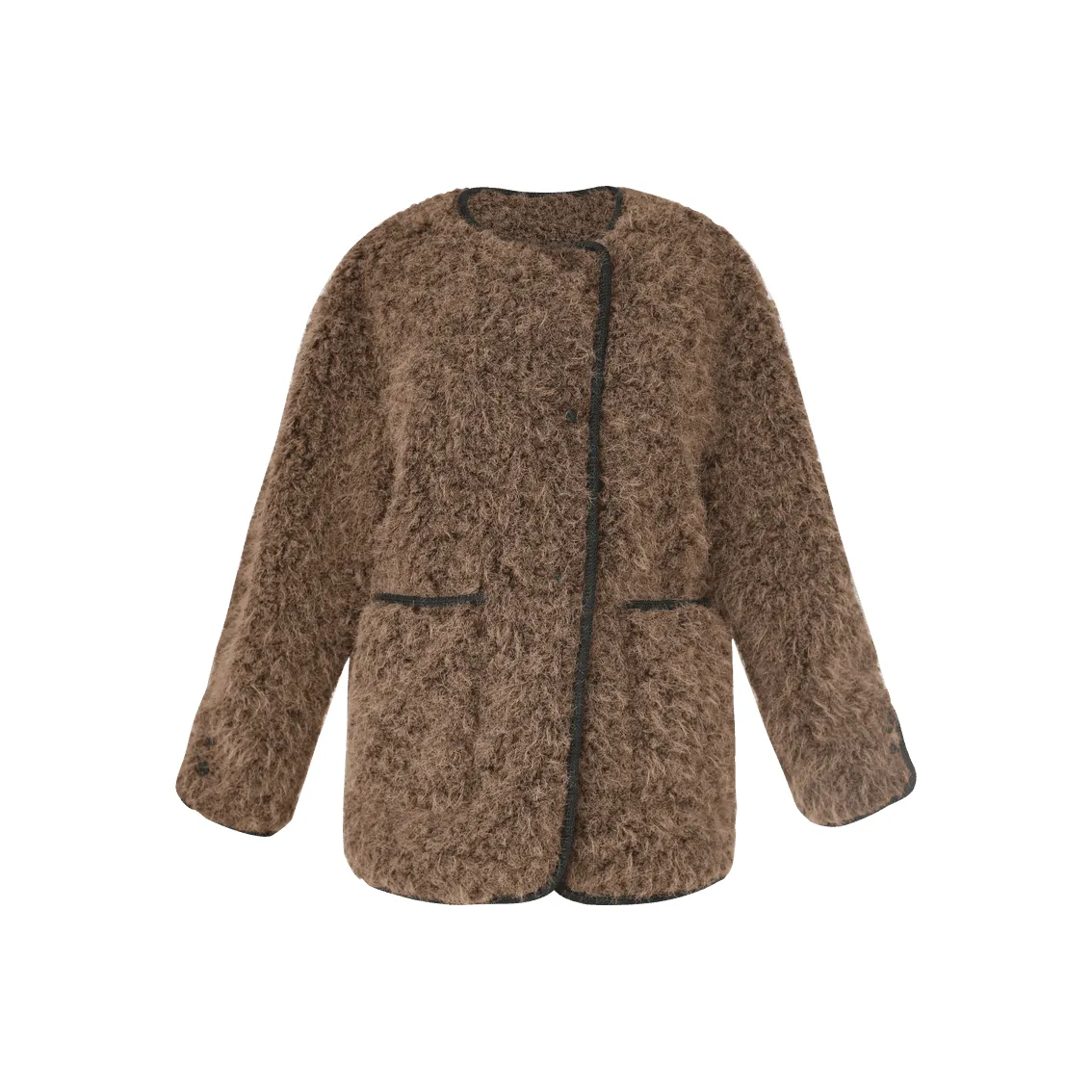 SHUXI Тедди Coiled Женские Бархатные Куртки