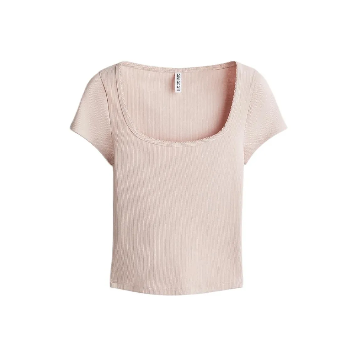 H&M Светло-розовые Женские Футболки