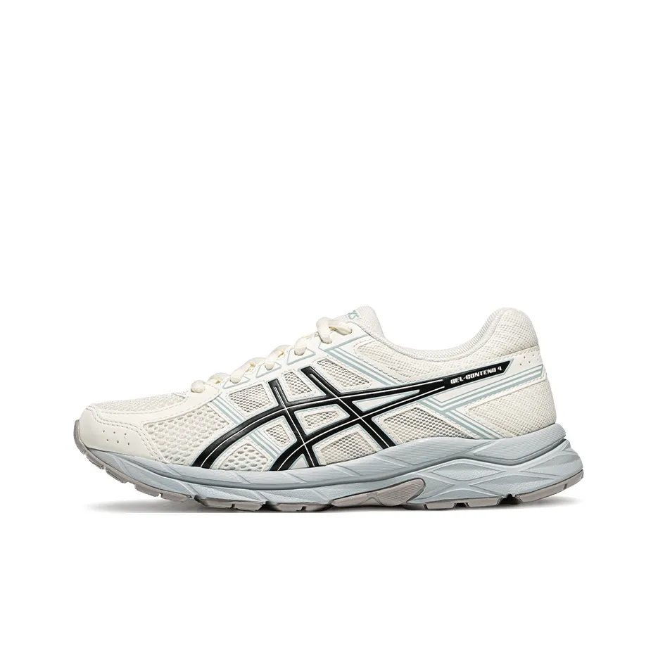 ASICS Гель Contend 4 Low Топ Беговые кроссовки Женские Белый Черный