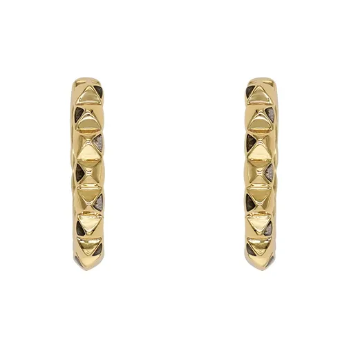 Fellala Alloy с покрытием 18K золото серьги женские золото черный