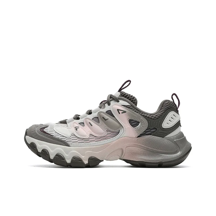 FILA TRUFFLE 2,0 Гриб Обувь Дышащий И Легкий Низкий Топ Повседневная обувь Женская Пемза Пепельно-серый