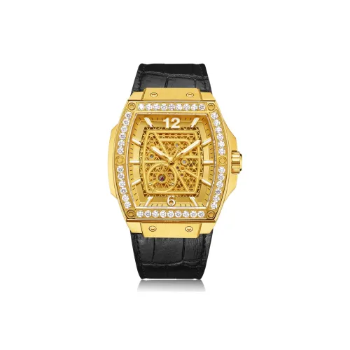 HIPINE Механический Movement Мужские Explore Home Series Часы 43mm*12mm Золотой