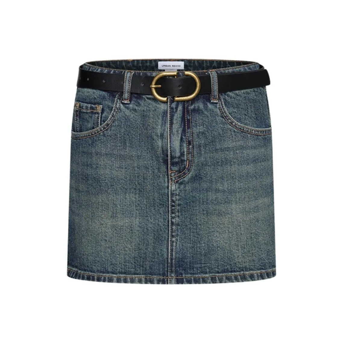 URBAN REVIVO Джинсовые короткие юбки Женские