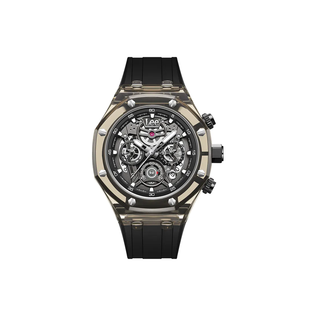 Lee Western Legend Collection Кварцевые часы силиконовый ремешок черный циферблат унисекс