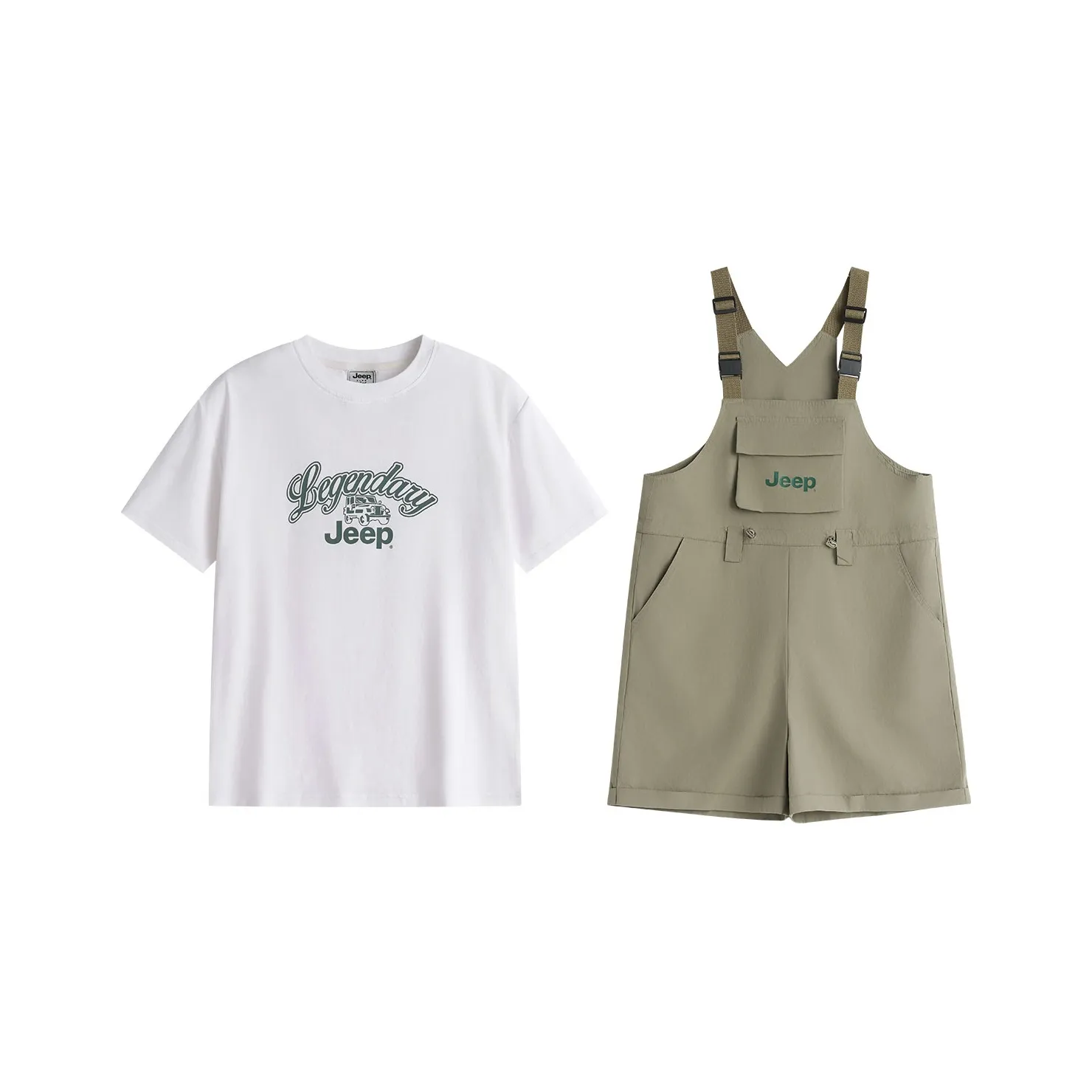 JEEP Outdoor Sports Удобный Преппи стиль Комплекты Одежды Лето 2025 Подростки