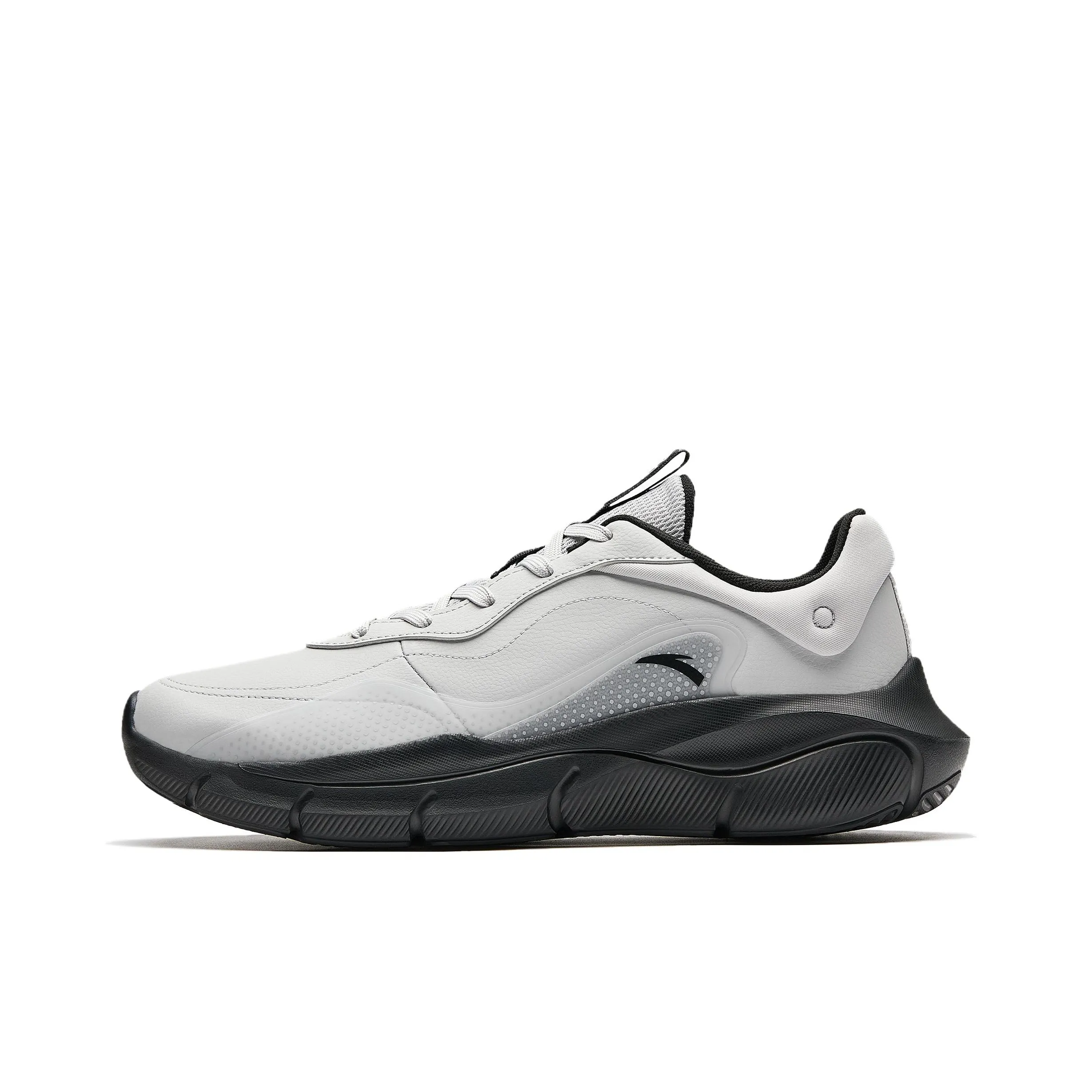 ANTA Амортизация Водонепроницаемый Низкий Топ Кроссовки для тренировок Мужские Микрочип Серый